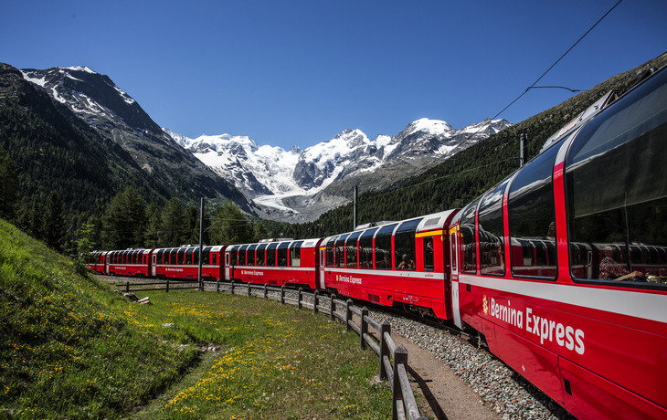 Bernina Express© Rhätische Bahn / Christoph Benz